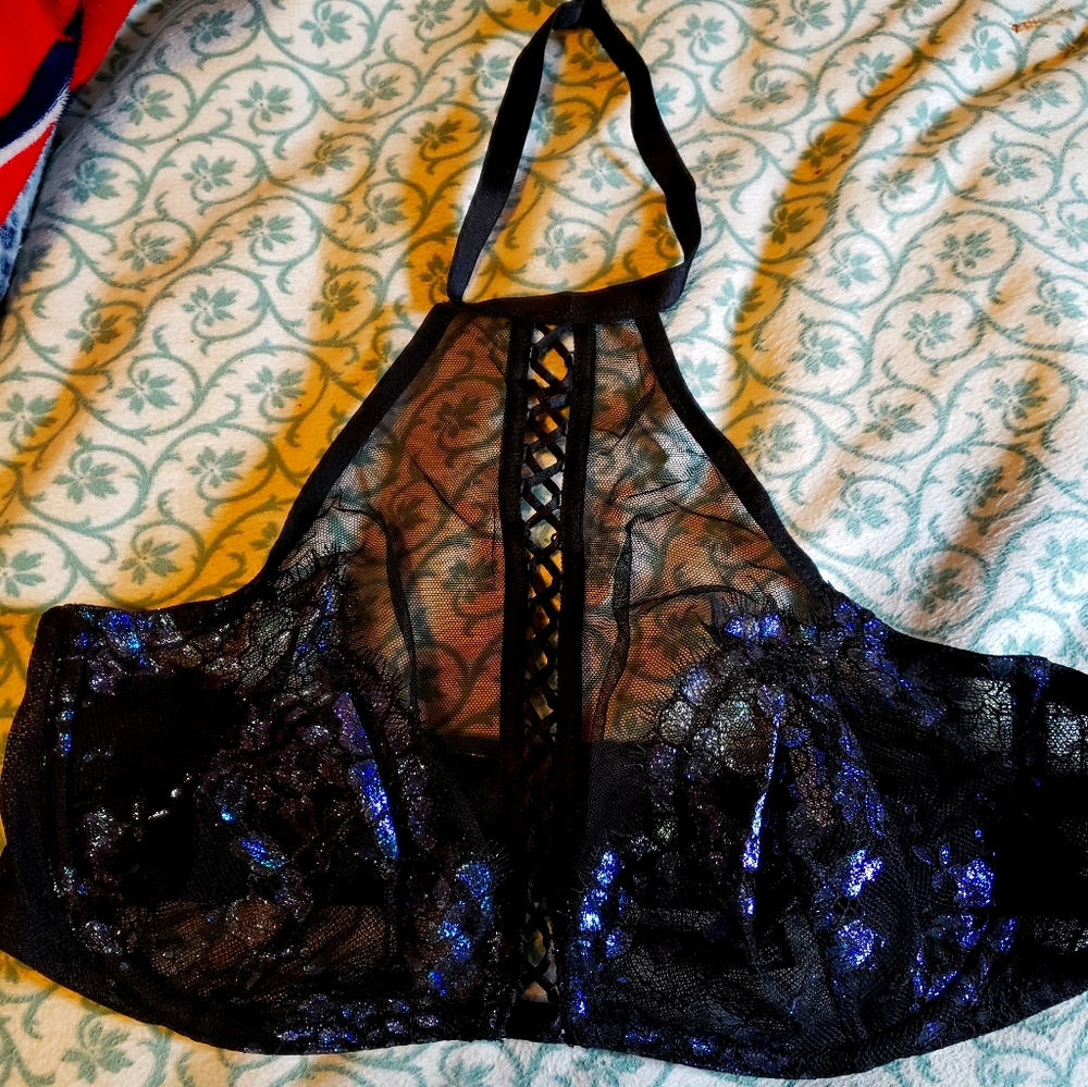 High neck bralette